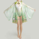 Genshin Impact Raiden Shogun Shenhe Yae Miko Nahida Swimsuit Bikini Summer Cosplay Costumes