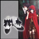 Kuroshitsuji Black Butler Ciel Red Riding Hood Embroidery Halloween Cosplay Costume