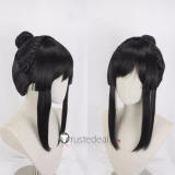 YuGiOh Laundry Dragonmaid House Dragonmaid Black Blue Purple Styled Cosplay Wig