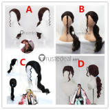 Bleach Kyouraku Shunsui Long Brown Black Styled Cosplay Wig 2 Colors