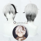 Vocaloid V Flower Silver White Black Styled Cosplay Wig