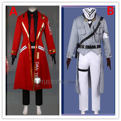 Limbus Company Dante Sonya White Red Cosplay Costume
