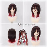 Vocaloid Ruko Yokune Karune SHI-E Red Black Blue Ponytails Styled Cosplay Wig
