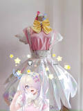 Needy Streamer Overload NEEDY GIRL OVERDOSE OMGkawaiiAngel chan KAngel Pink Cosplay Costume