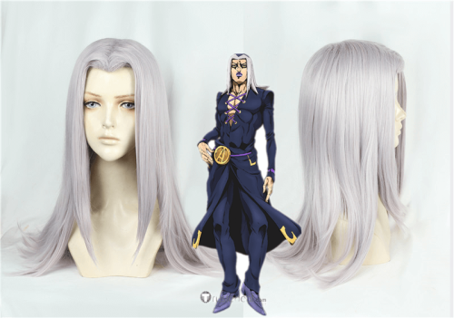 Jojo's Bizarre Adventure Vento Aureo Leone Abbacchio Blue Pleather Cosplay Costume