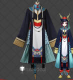 Disney Twisted-Wonderland Lilia Vanrouge Malleus Draconia Scary Outfit Halloween Cosplay Costume