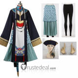 Disney Twisted-Wonderland Lilia Vanrouge Malleus Draconia Scary Outfit Halloween Cosplay Costume