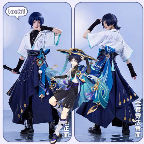 Miaowu Meow House Genshin Impact Scaramouche Wanderer Fanart Fashion Cosplay Costume
