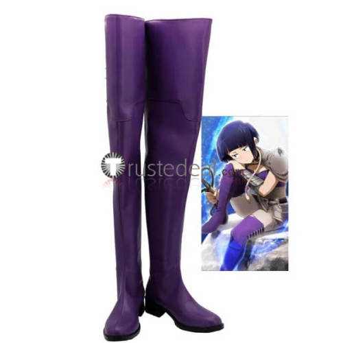 My Hero Academia Boku no Hero Academia Ochaco Uraraka Shoto Todoroki Hitoshi Kyoka Purple Cosplay Boots Shoes