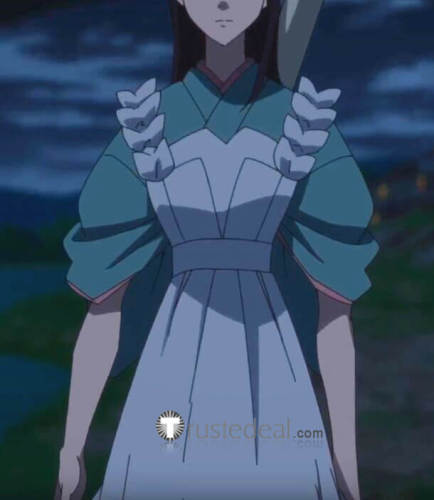 Undead Girl Murder Farce Tsugaru Shinuchi Shizuku Hasei Maid Kimono Cosplay Costume