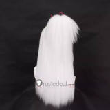 Monster Hunter Rise Azure Age Alpha Rathalos Female Armor White Silver Styled Cosplay Wig