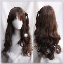 The Idolmaster Cinderella Girls Uzuki Shimamura Brown Cosplay Wig
