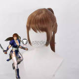 Dead or Alive DOA Hitomi Kasumi Ayane Purple Brown Orange Cosplay Wig