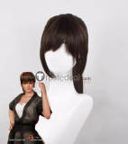 Dead or Alive DOA Hitomi Kasumi Ayane Purple Brown Orange Cosplay Wig