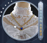 Identity V Bloody Queen Mary Promised Day White Gown Cosplay Costume