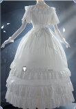 Identity V Bloody Queen Mary Promised Day White Gown Cosplay Costume