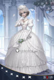 Identity V Bloody Queen Mary Promised Day White Gown Cosplay Costume