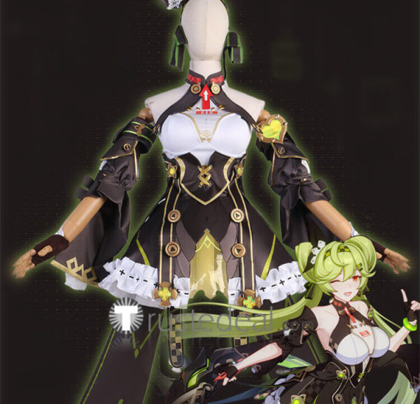 Honkai Impact 3 Ai Hyperion Λ Chrono Navi New Battlesuit Cosplay Costume