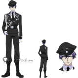 Sweet Punishment Aki Myojin Black Chief Prison Guard Uniform Cosplay Costume