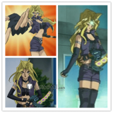 Yugioh Duelist Mai Valentine Purple Cosplay Costume