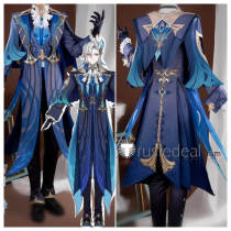 Genshin Impact Fontaine Chief Justice Neuvillette Cosplay Costume