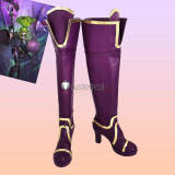 YuGiOh Sora Shiunin El Shaddoll Winda Live Twin Lilla Cosplay Shoes Boots