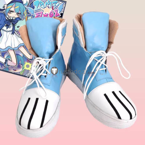 YuGiOh Sora Shiunin El Shaddoll Winda Live Twin Lilla Cosplay Shoes Boots