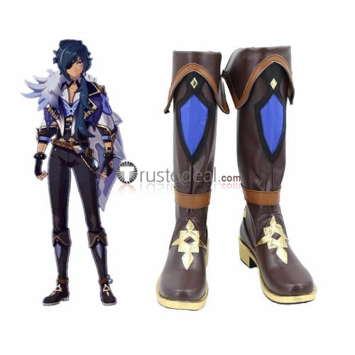 Genshin Impact Kaeya Sailwind Shadow Cosplay Shoes Boots