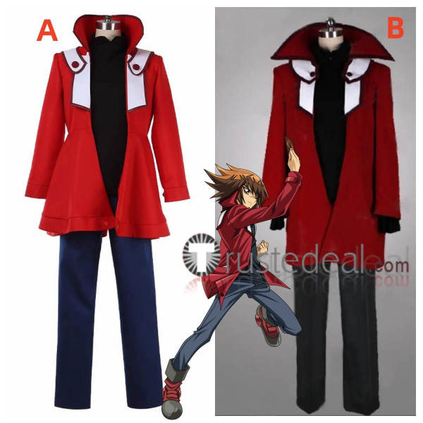YuGiOh GX Jaden Yuki Red Cosplay Costume