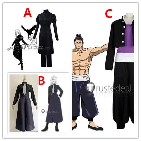 Jujutsu Kaisen Mei Mei Aoi Todo Black Cosplay Costume