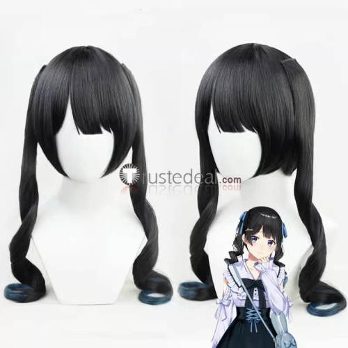 Vtuber Virtual YouTuber NIJISANJI Maria Marionette Tsukino Mito New Pink Black Cosplay Wig