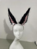 Final Fantasy XIV FF14 FFXIV Viera Green Black Pink Cosplay Ears Accessories