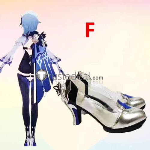 Genshin Impact Eula Beidou Alhaitham Lisa Second Blooming Cosplay Shoes Boots