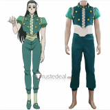 Hunter x Hunter Hisoka Morow Illumi Zoldyck Blue Green Black Cosplay Costume