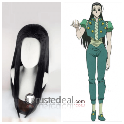 Hunter x Hunter Hisoka Morow Illumi Zoldyck Blue Green Black Cosplay Costume