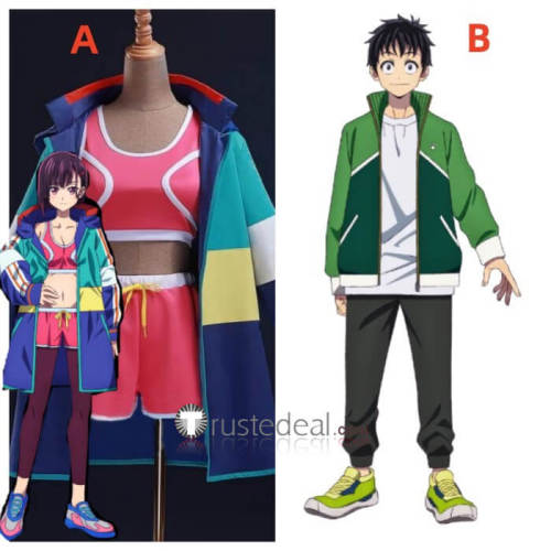 Zom 100 Bucket List of the Dead Shizuka Mikazuki Akira Tendou Cosplay Costume