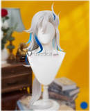 Genshin Impact Fontaine Neuvillette Navia Sigewinne Cosplay Wig