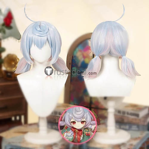 Genshin Impact Fontaine Neuvillette Navia Sigewinne Cosplay Wig