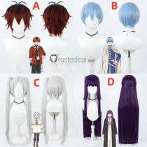 Sousou no Frieren Frieren Beyond Journey's End Himmel Stark Fern Purple Cosplay Wig