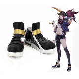 League of Legends KDA Skins Akali Dark Purple Cosplay Shoes Boots