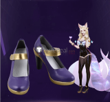 League of Legends KDA Skins Akali KaiSa Ahri Evelynn Cosplay Shoes Boots