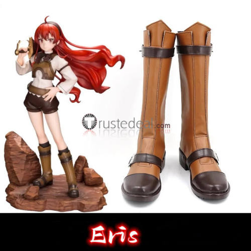 Mushoku Tensei Isekai Ittara Honki Dasu Jobless Reincarnation 2 Sylphiette Eris Boreas Greyrat Ghislaine Dedoldia Cosplay Shoes Boots