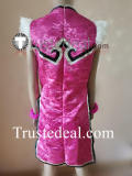 Tekken7 Ling Xiaoyu Orange Pink Blue Cosplay Costume