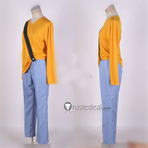 Code Geass Lelouch of the Rebellion Suzaku Kururugi Casual Wear Blue Cosplay Costume