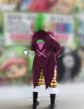 One Piece Barto Club Captain Bartolomeo the Cannibal Red Cosplay Costume