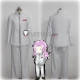 Cell of Empireo Hatsutori Hajime White Uniform Cosplay Costume