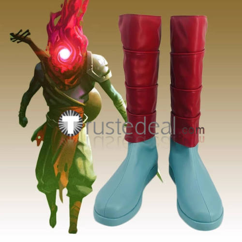 Dead Cells The Beheaded The Prisoner Red Cosplay Shoes Boots
