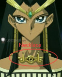 Yugioh Ishizu Ishtar Headpiece Necklace Hair Cosplay Props Accessories