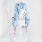 2023 Blue Green Ponytails Cosplay Wig