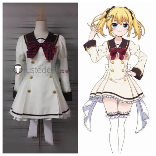 Battle Girl Highschool Kunieda Shiho Kougami Kanon f*f Uniform Cosplay Costume